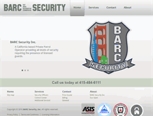 Tablet Screenshot of barcsecurity.com